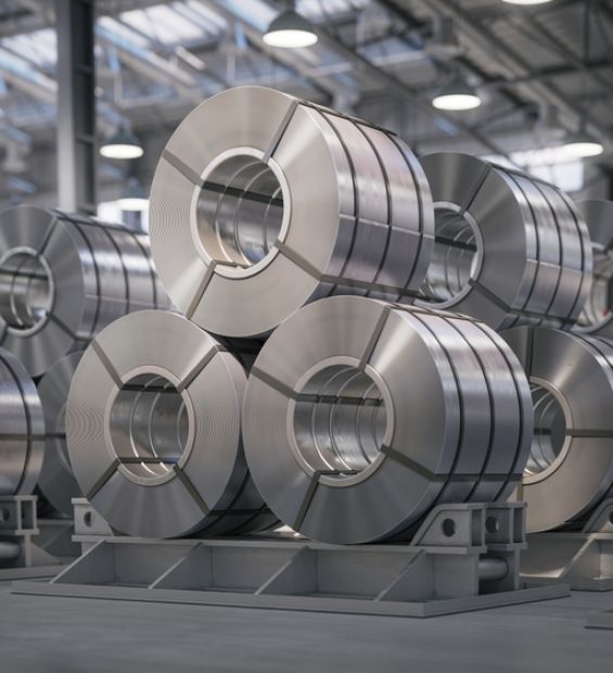 Rolls,Of,Metal,Sheet.,Zinc,,Aluminium,Or,Steel,Sheet,Rolls